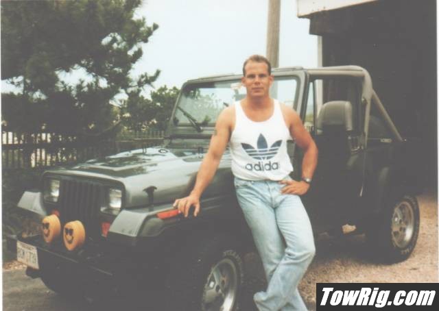 Me and my 1990 Jeep